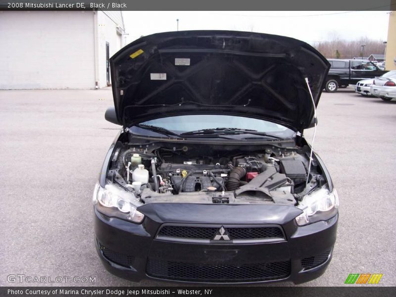 Black / Black 2008 Mitsubishi Lancer DE