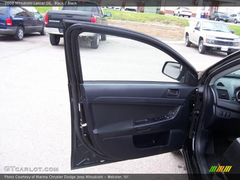 Black / Black 2008 Mitsubishi Lancer DE