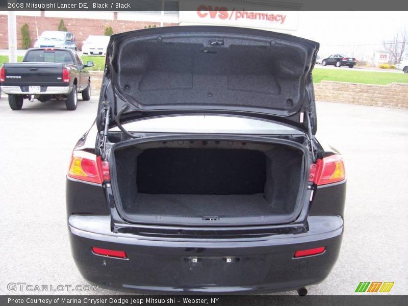 Black / Black 2008 Mitsubishi Lancer DE