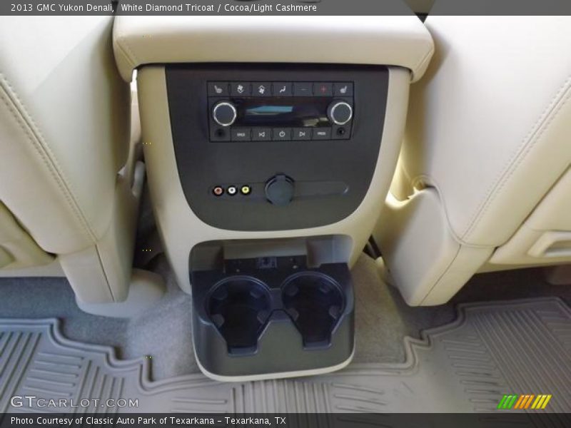 White Diamond Tricoat / Cocoa/Light Cashmere 2013 GMC Yukon Denali