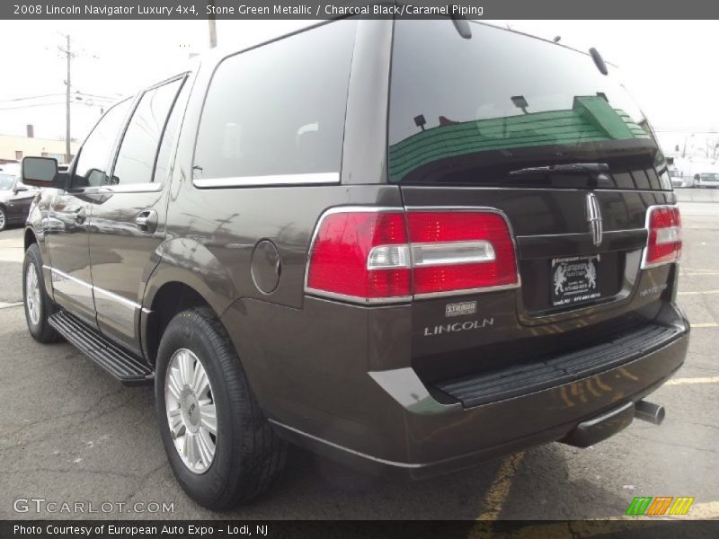 Stone Green Metallic / Charcoal Black/Caramel Piping 2008 Lincoln Navigator Luxury 4x4
