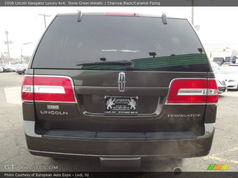 Stone Green Metallic / Charcoal Black/Caramel Piping 2008 Lincoln Navigator Luxury 4x4