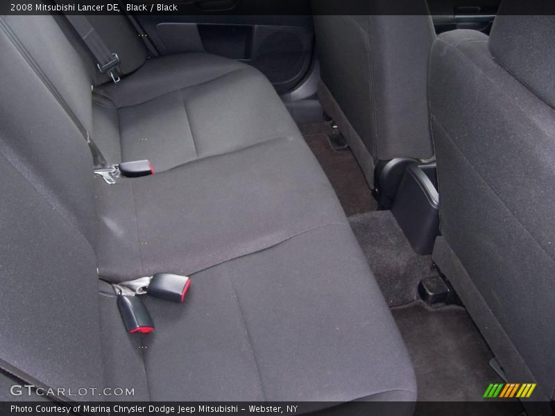 Black / Black 2008 Mitsubishi Lancer DE