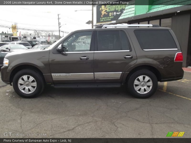 Stone Green Metallic / Charcoal Black/Caramel Piping 2008 Lincoln Navigator Luxury 4x4