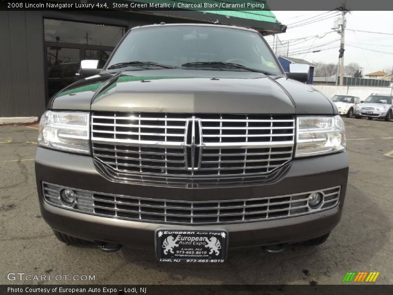 Stone Green Metallic / Charcoal Black/Caramel Piping 2008 Lincoln Navigator Luxury 4x4