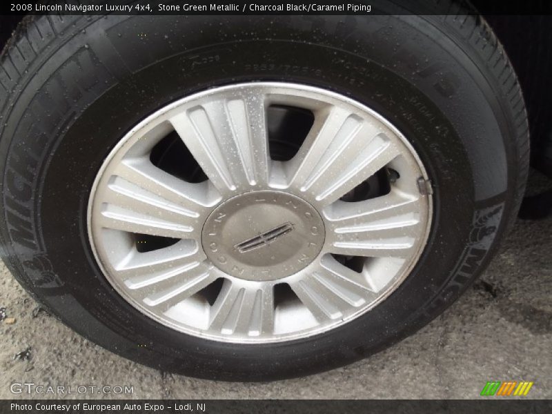 Stone Green Metallic / Charcoal Black/Caramel Piping 2008 Lincoln Navigator Luxury 4x4