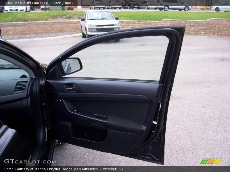 Black / Black 2008 Mitsubishi Lancer DE