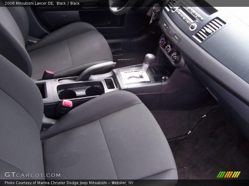 Black / Black 2008 Mitsubishi Lancer DE