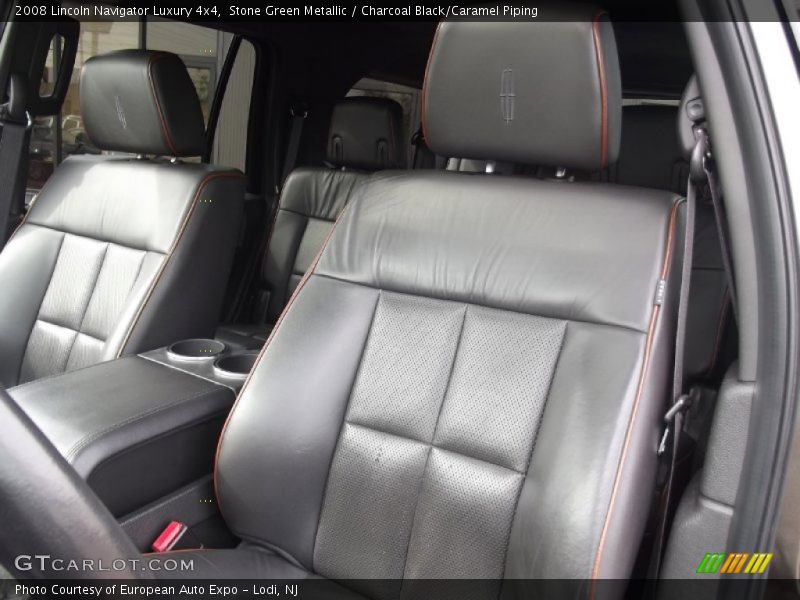 Stone Green Metallic / Charcoal Black/Caramel Piping 2008 Lincoln Navigator Luxury 4x4