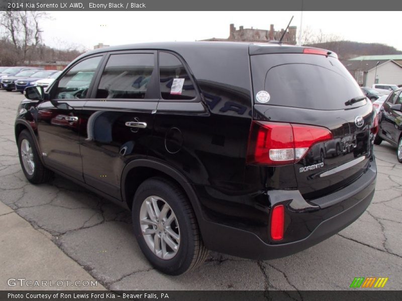 Ebony Black / Black 2014 Kia Sorento LX AWD