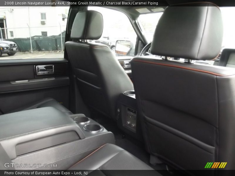 Stone Green Metallic / Charcoal Black/Caramel Piping 2008 Lincoln Navigator Luxury 4x4