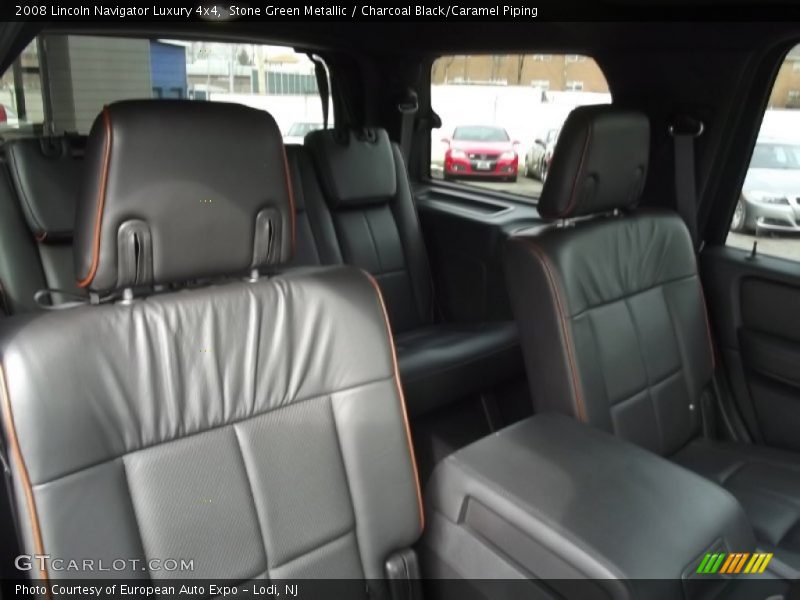 Stone Green Metallic / Charcoal Black/Caramel Piping 2008 Lincoln Navigator Luxury 4x4