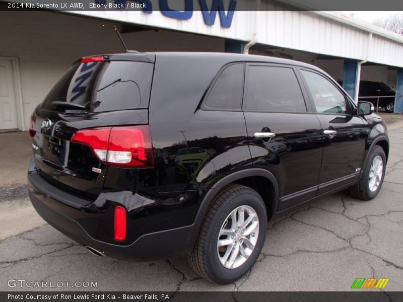 Ebony Black / Black 2014 Kia Sorento LX AWD