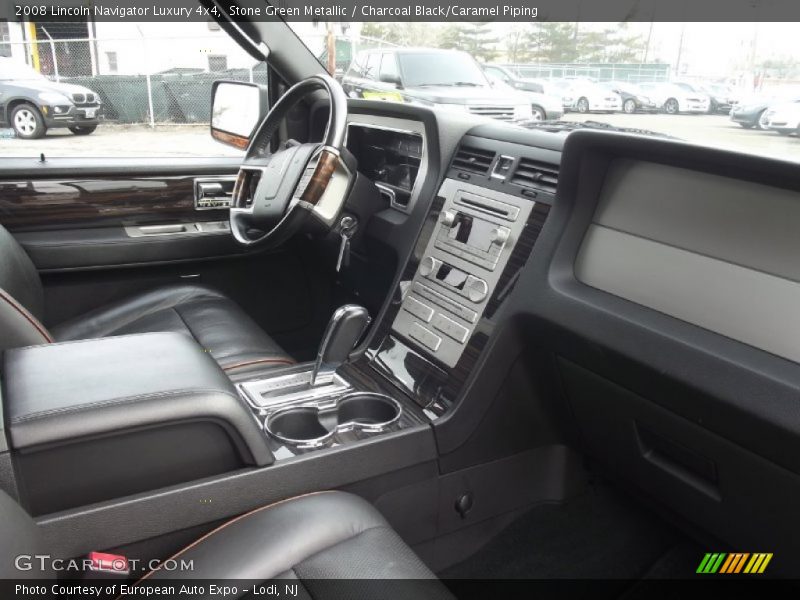 Stone Green Metallic / Charcoal Black/Caramel Piping 2008 Lincoln Navigator Luxury 4x4