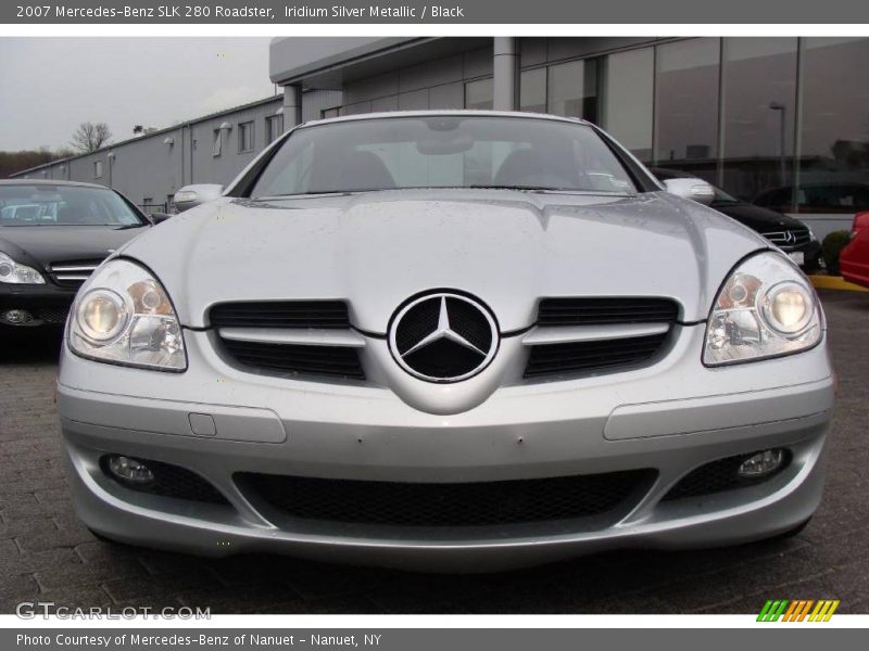 Iridium Silver Metallic / Black 2007 Mercedes-Benz SLK 280 Roadster