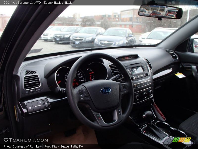 Ebony Black / Black 2014 Kia Sorento LX AWD
