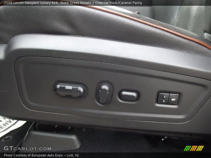 Stone Green Metallic / Charcoal Black/Caramel Piping 2008 Lincoln Navigator Luxury 4x4