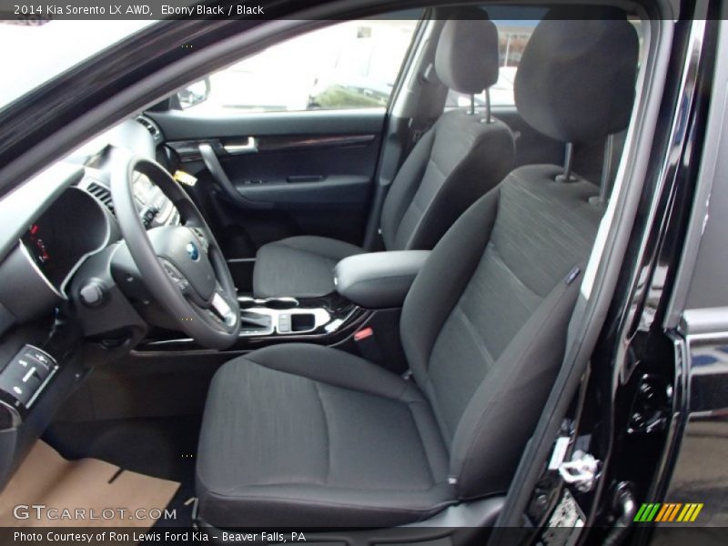  2014 Sorento LX AWD Black Interior