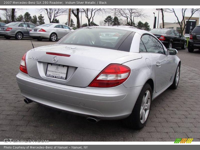 Iridium Silver Metallic / Black 2007 Mercedes-Benz SLK 280 Roadster