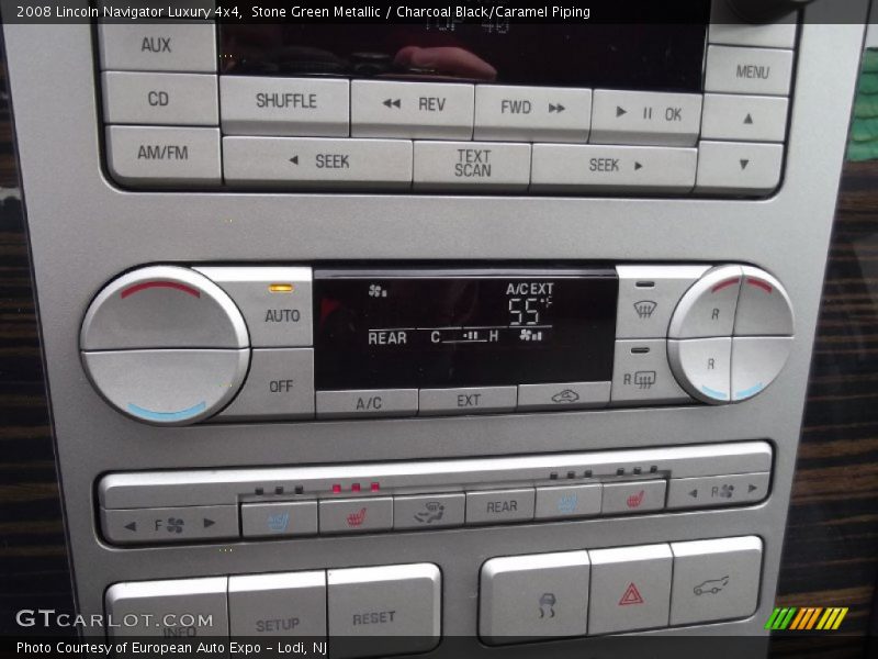 Stone Green Metallic / Charcoal Black/Caramel Piping 2008 Lincoln Navigator Luxury 4x4