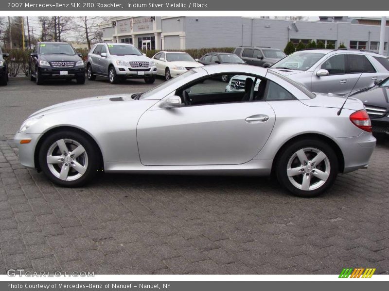 Iridium Silver Metallic / Black 2007 Mercedes-Benz SLK 280 Roadster