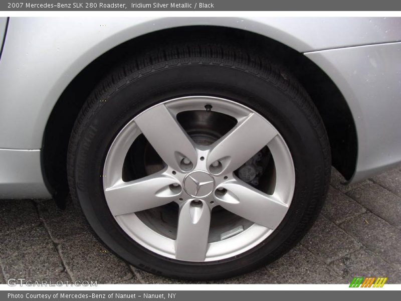 Iridium Silver Metallic / Black 2007 Mercedes-Benz SLK 280 Roadster