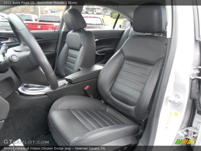 Front Seat of 2012 Regal GS