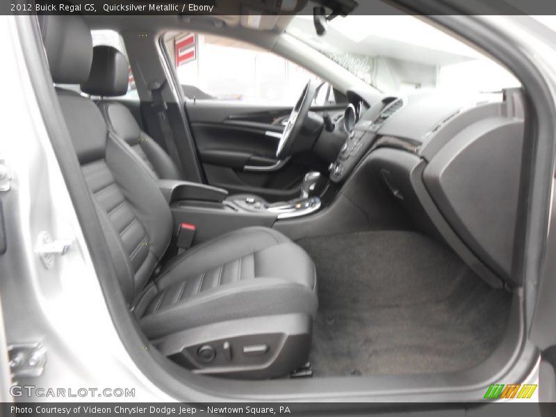  2012 Regal GS Ebony Interior