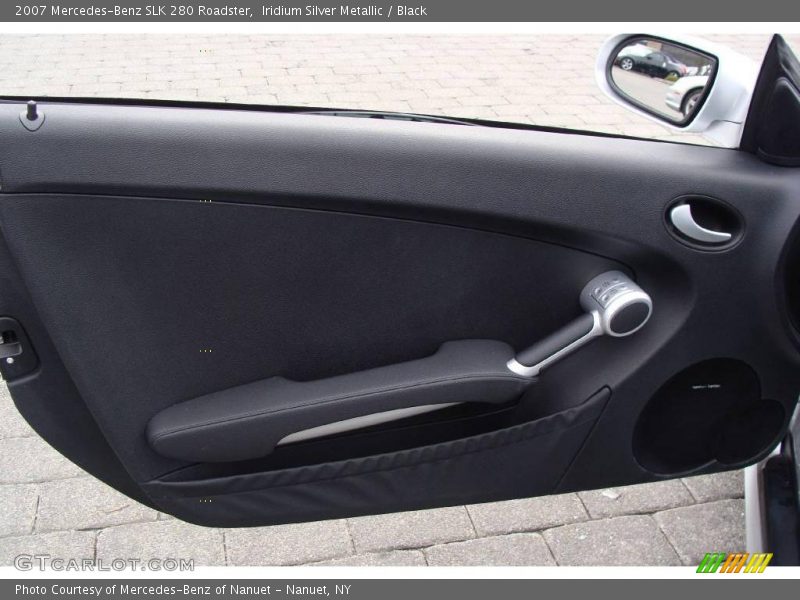 Iridium Silver Metallic / Black 2007 Mercedes-Benz SLK 280 Roadster