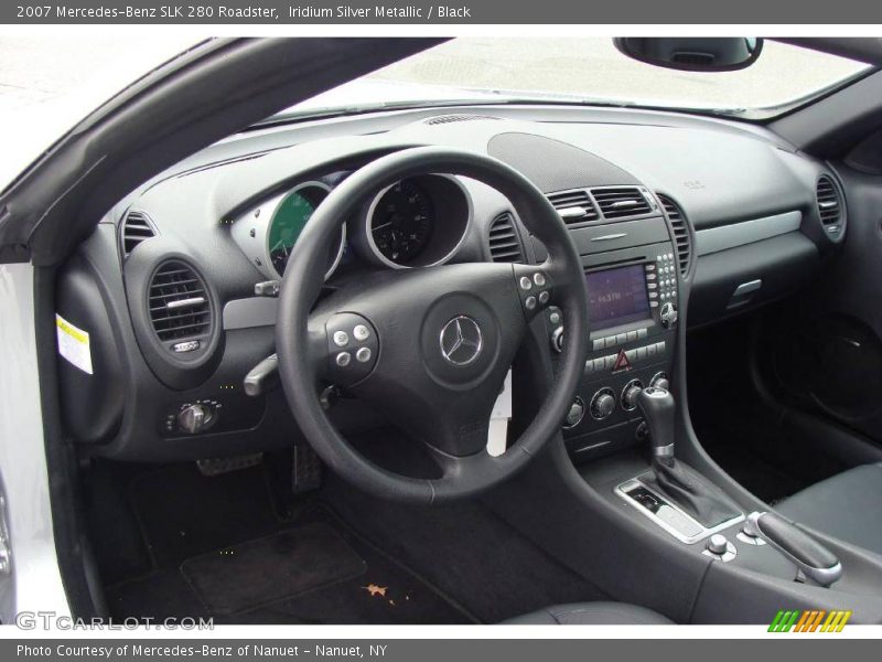 Iridium Silver Metallic / Black 2007 Mercedes-Benz SLK 280 Roadster