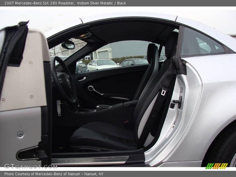 Iridium Silver Metallic / Black 2007 Mercedes-Benz SLK 280 Roadster