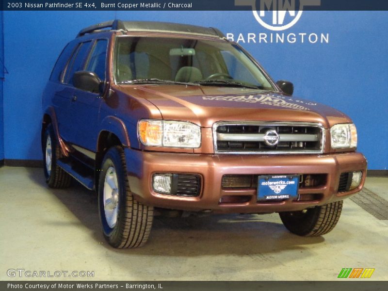 Burnt Copper Metallic / Charcoal 2003 Nissan Pathfinder SE 4x4