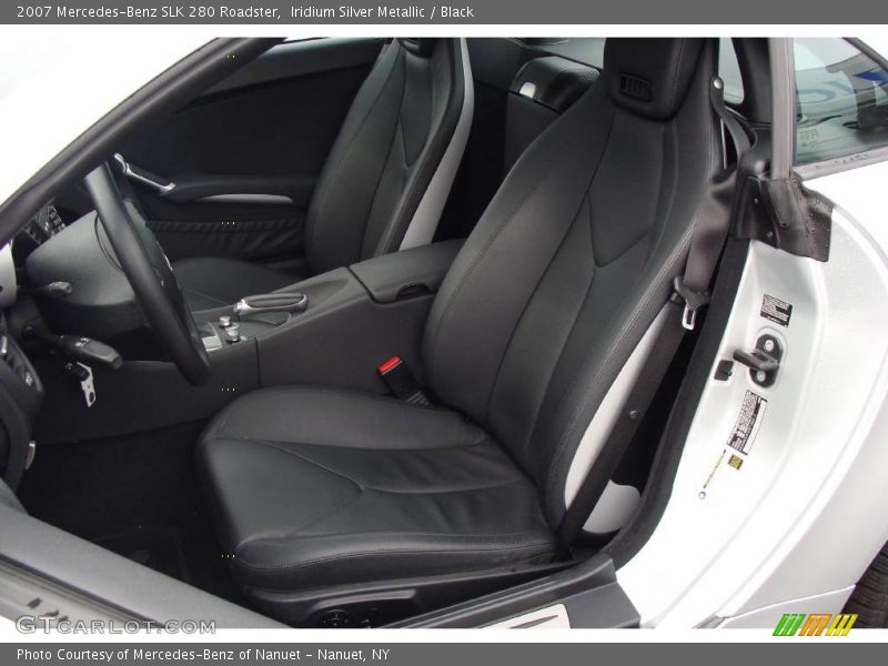 Iridium Silver Metallic / Black 2007 Mercedes-Benz SLK 280 Roadster