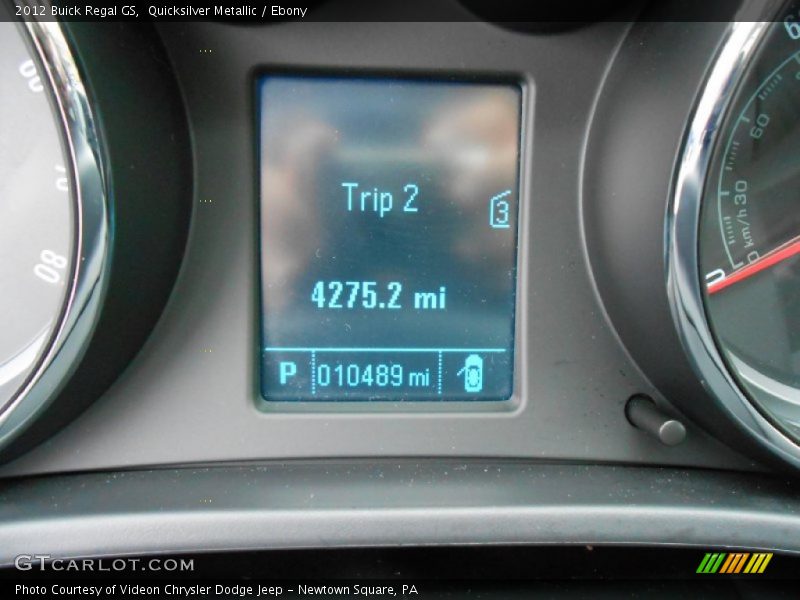 Quicksilver Metallic / Ebony 2012 Buick Regal GS