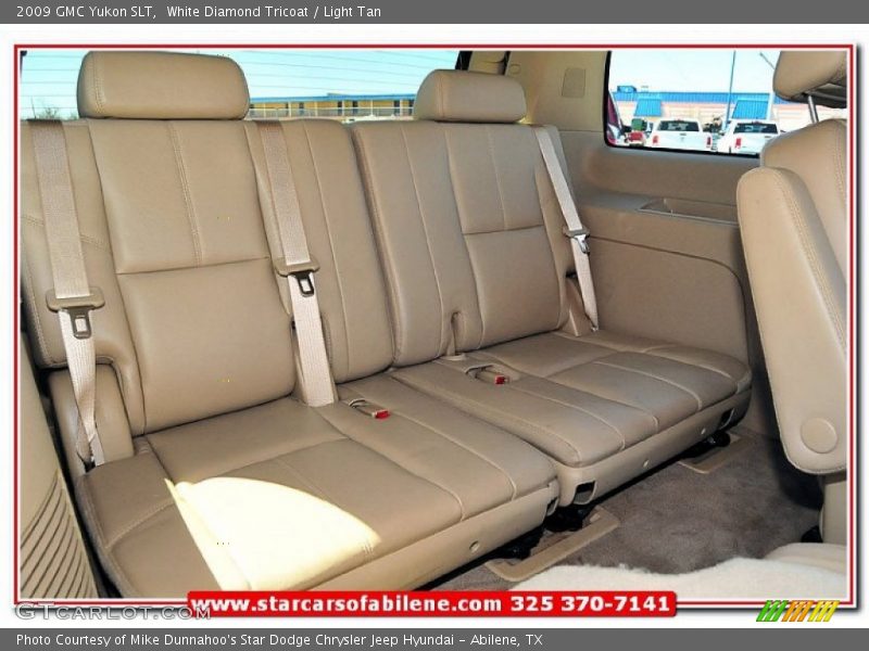 White Diamond Tricoat / Light Tan 2009 GMC Yukon SLT