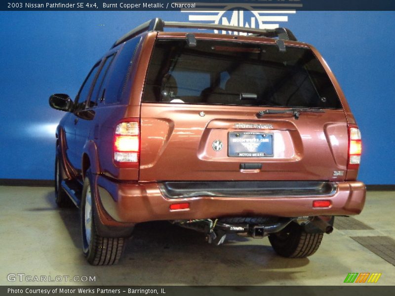 Burnt Copper Metallic / Charcoal 2003 Nissan Pathfinder SE 4x4