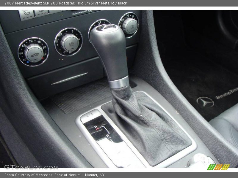 Iridium Silver Metallic / Black 2007 Mercedes-Benz SLK 280 Roadster