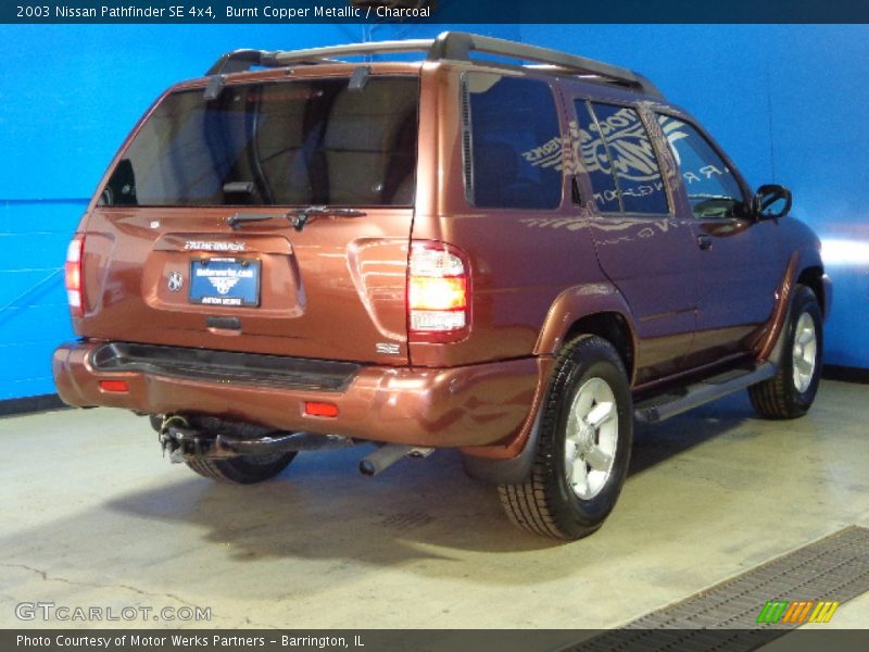 Burnt Copper Metallic / Charcoal 2003 Nissan Pathfinder SE 4x4