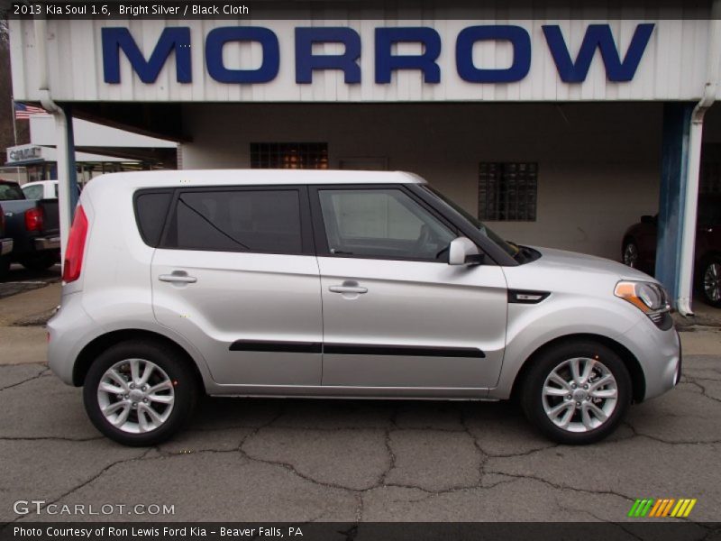 Bright Silver / Black Cloth 2013 Kia Soul 1.6