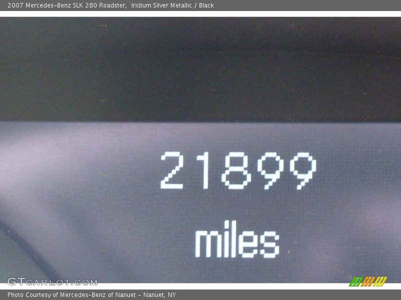 Iridium Silver Metallic / Black 2007 Mercedes-Benz SLK 280 Roadster