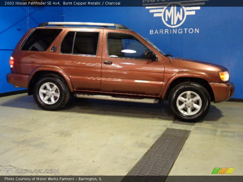 Burnt Copper Metallic / Charcoal 2003 Nissan Pathfinder SE 4x4
