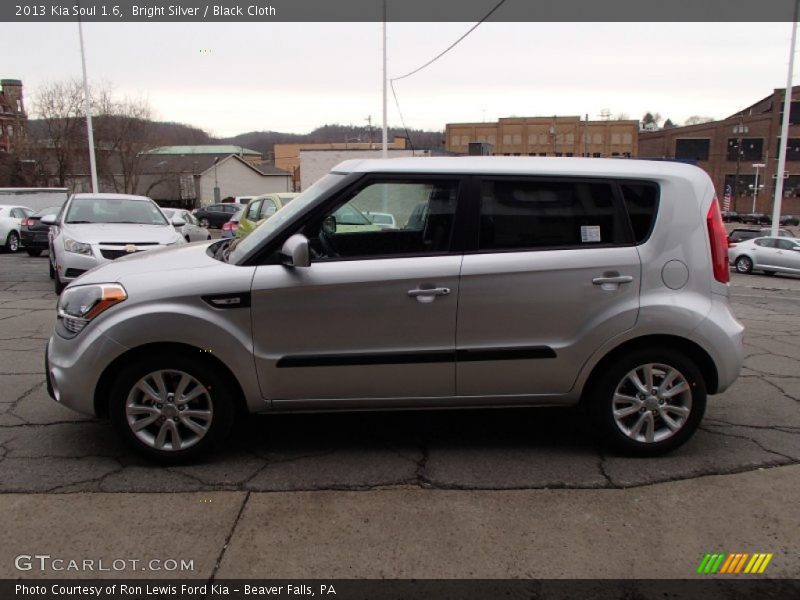 Bright Silver / Black Cloth 2013 Kia Soul 1.6