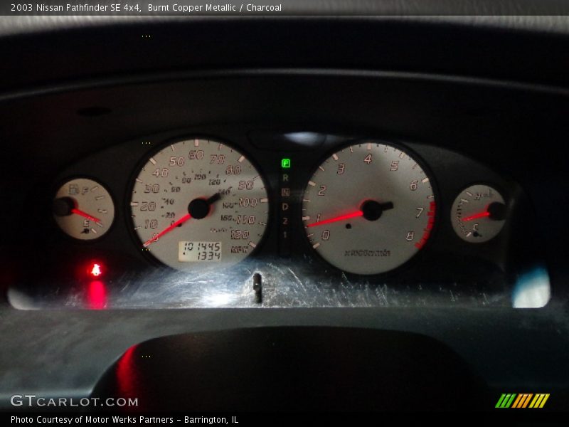 Burnt Copper Metallic / Charcoal 2003 Nissan Pathfinder SE 4x4