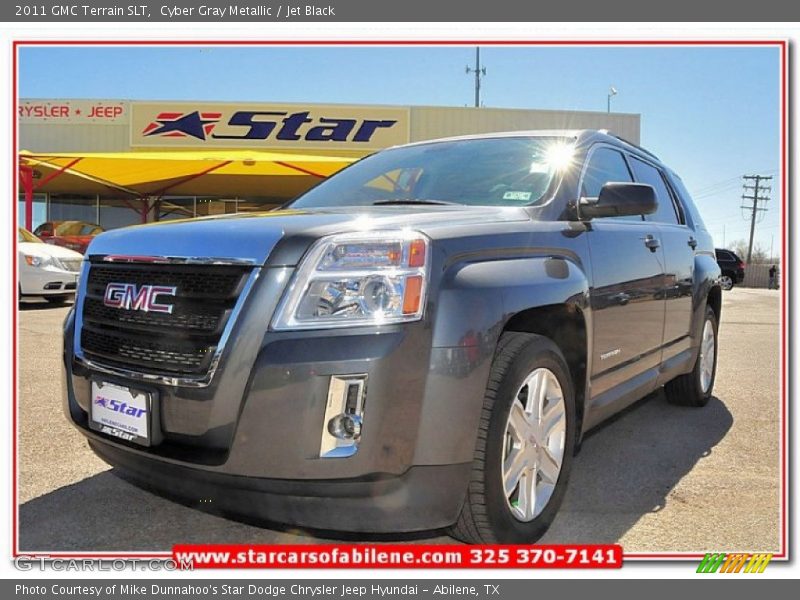 Cyber Gray Metallic / Jet Black 2011 GMC Terrain SLT