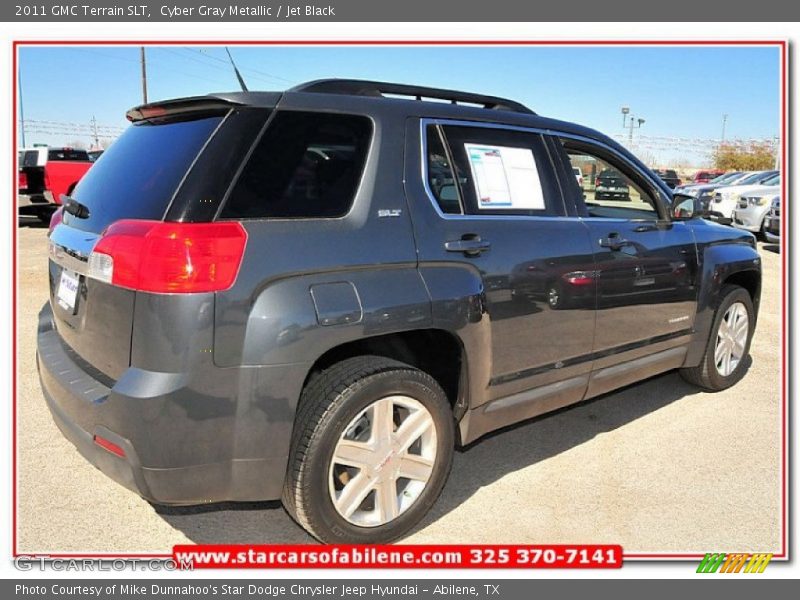 Cyber Gray Metallic / Jet Black 2011 GMC Terrain SLT