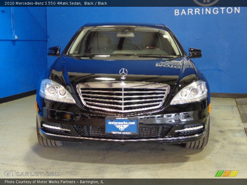 Black / Black 2010 Mercedes-Benz S 550 4Matic Sedan