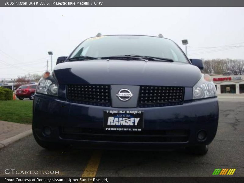 Majestic Blue Metallic / Gray 2005 Nissan Quest 3.5 S