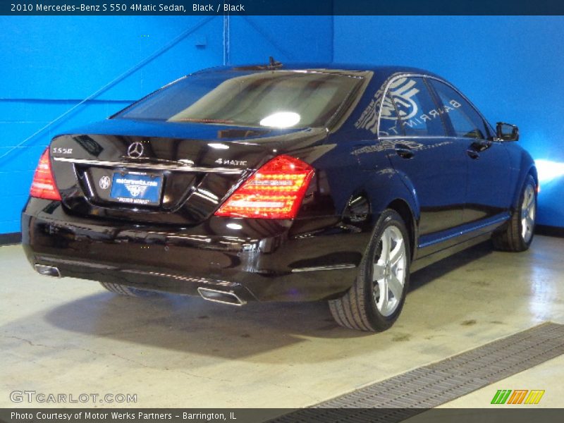 Black / Black 2010 Mercedes-Benz S 550 4Matic Sedan