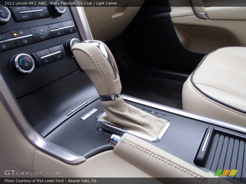White Platinum Tri-Coat / Light Camel 2011 Lincoln MKZ AWD