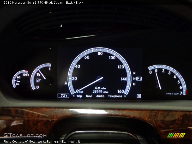 Black / Black 2010 Mercedes-Benz S 550 4Matic Sedan